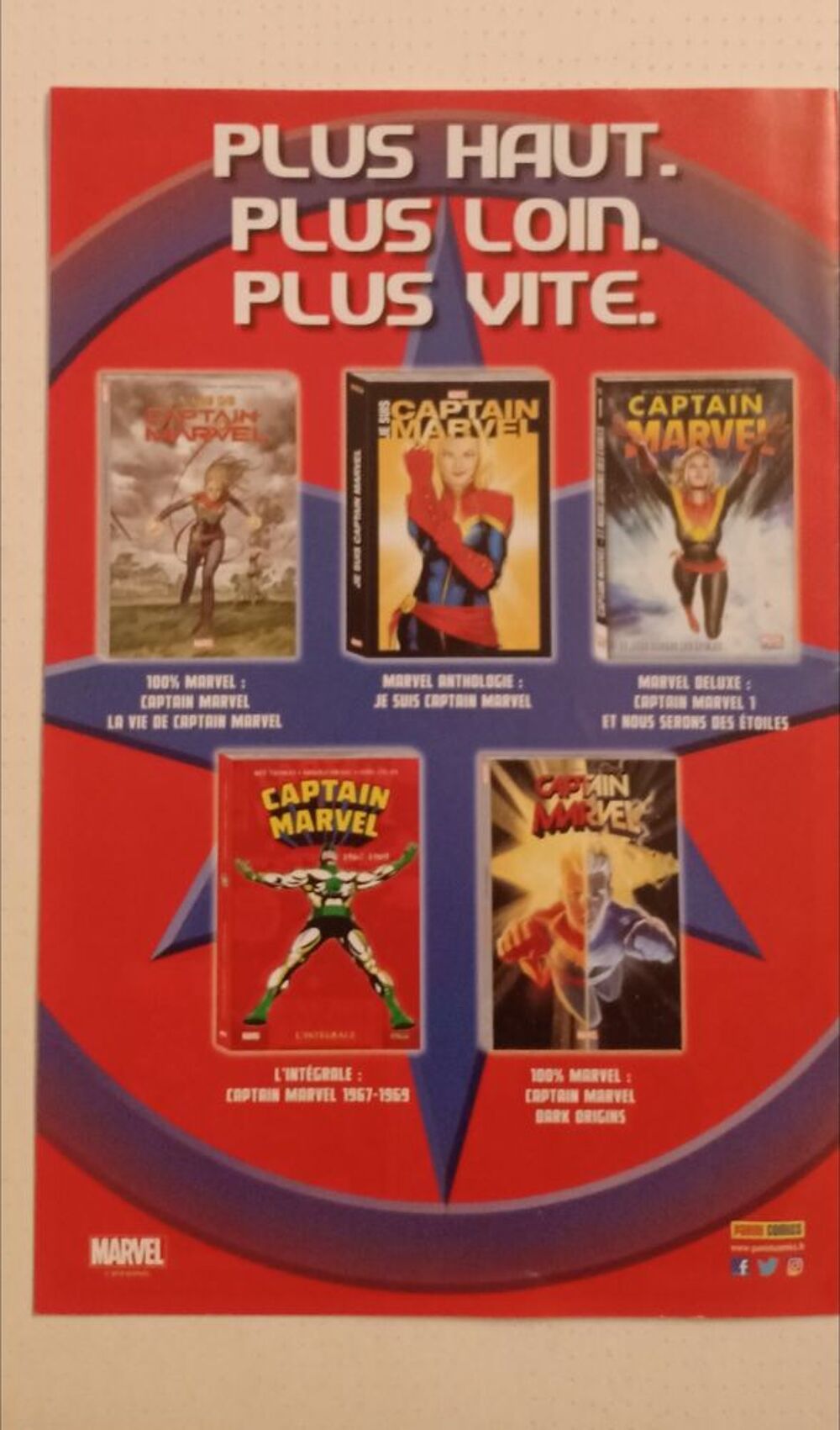 BD la vie de captain Marvel Livres et BD