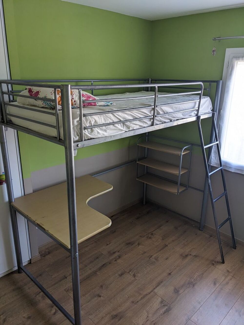 DONNE lit hauteur 90x200 avec bureau et &eacute;tag&egrave;re ? d&eacute;j&agrave; d&eacute;mon Meubles