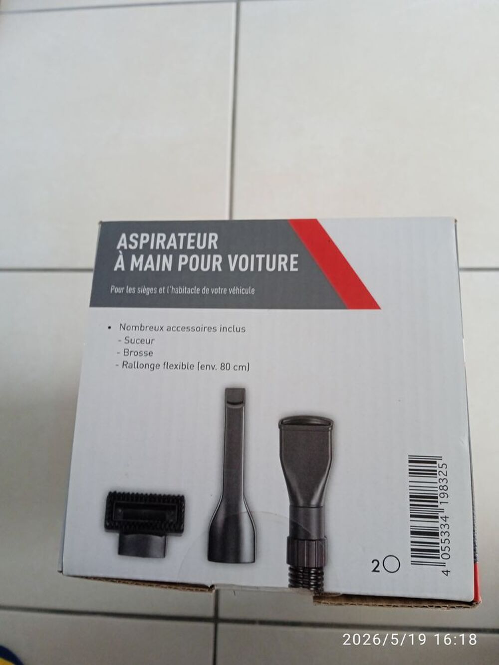 aspirateur voiture en 12 volts Bricolage