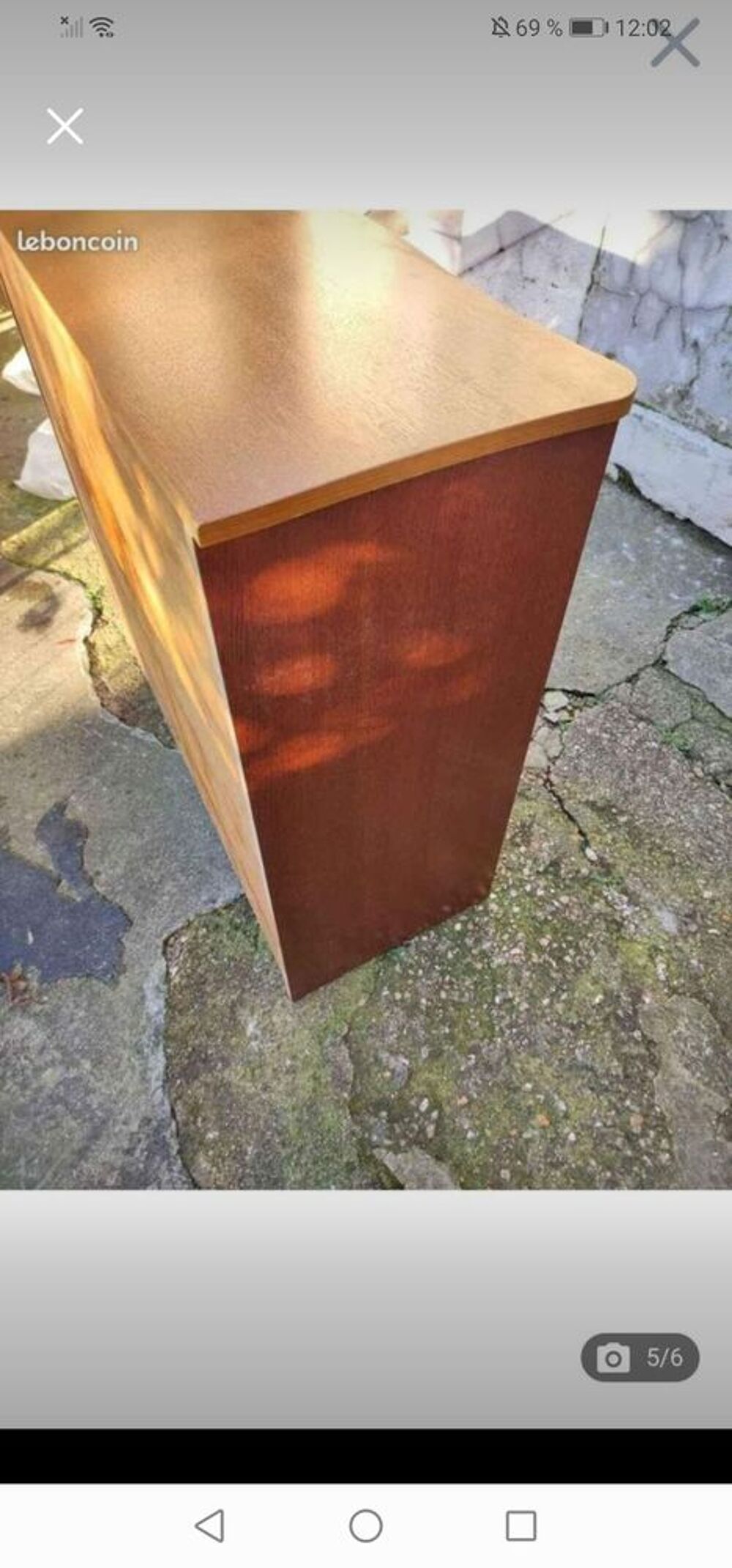 Lit commode en ch&ecirc;ne Meubles