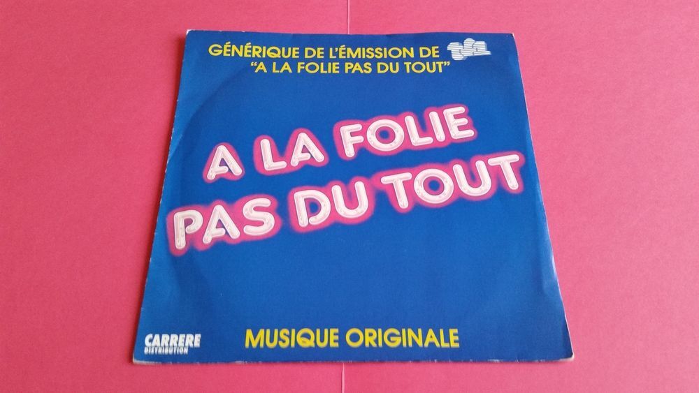 B.O. A LA FOLIE PAS DU TOUT CD et vinyles