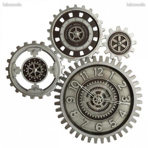 Grande horloge - pendule de style industriel 30 Digne-les-Bains (04)
