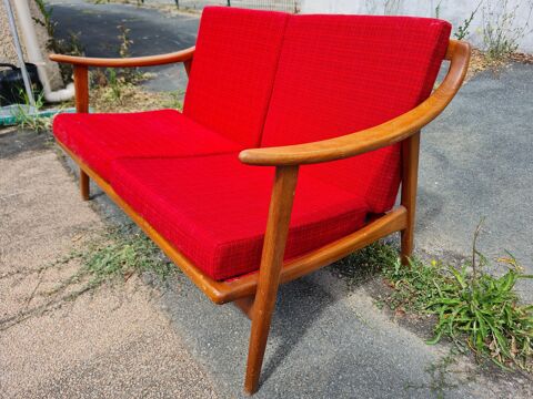 Canap scandinave en teck anne 1960 2 places 290 Aytr (17)