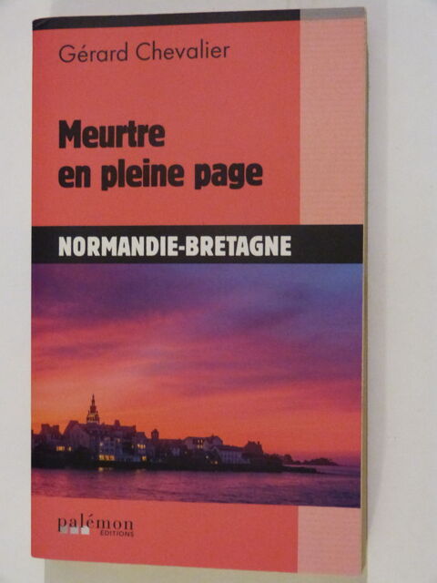 MEURTRE EN PLEINE PAGE  policier  PALEMON 5 Brest (29)
