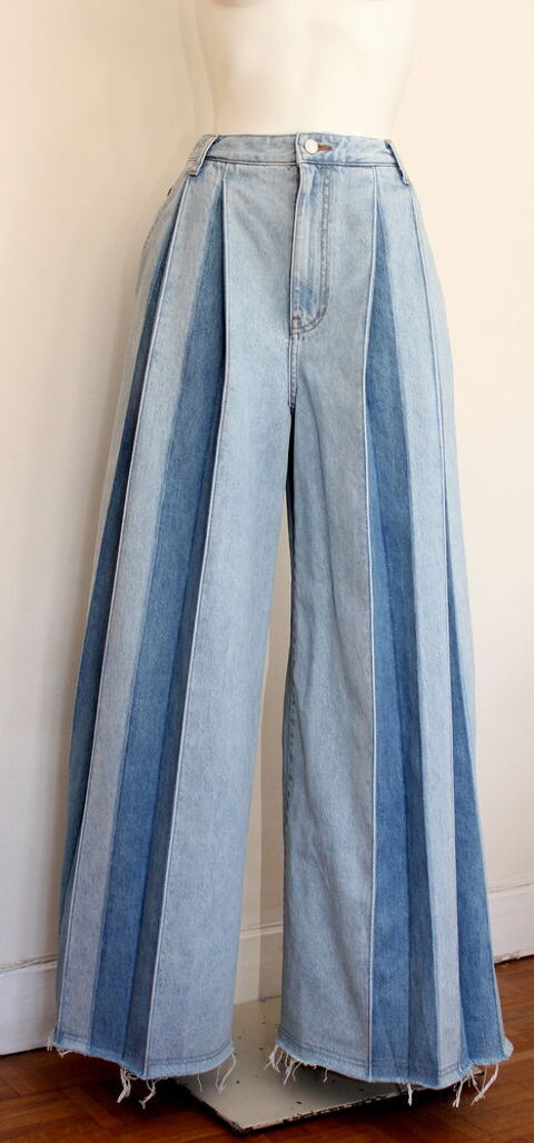 Pantalon jeans large EENK letter project T.S 100 Issy-les-Moulineaux (92)