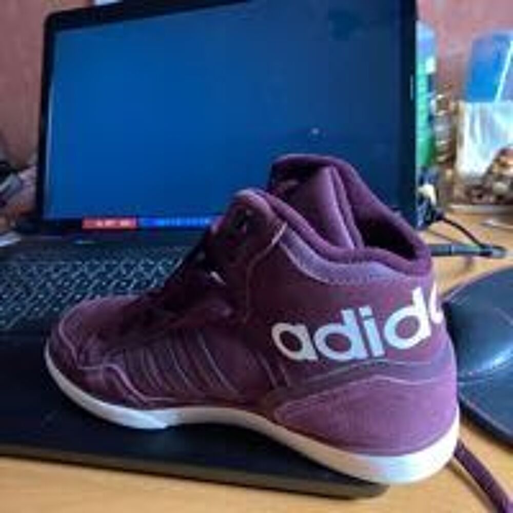 basket fille adidas 38 bordeaux hautes Chaussures