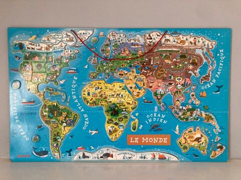 Janod Puzzle Monde Magnétique 15 Quimper (29)