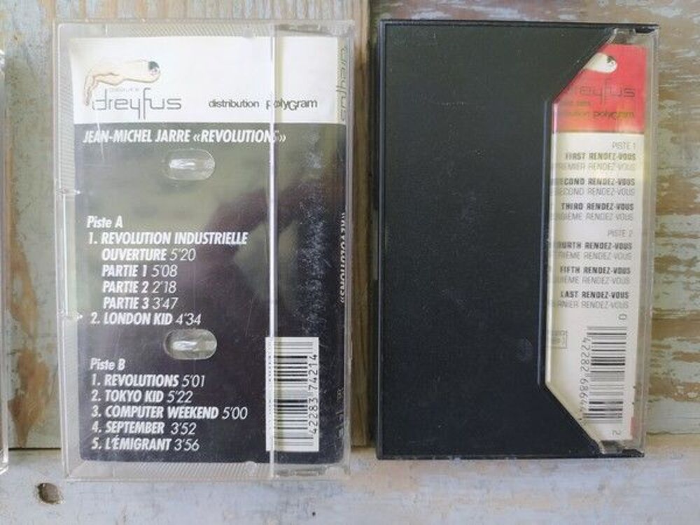 8 Anciennes Cassettes Audio Jean Michel Jarre CD et vinyles
