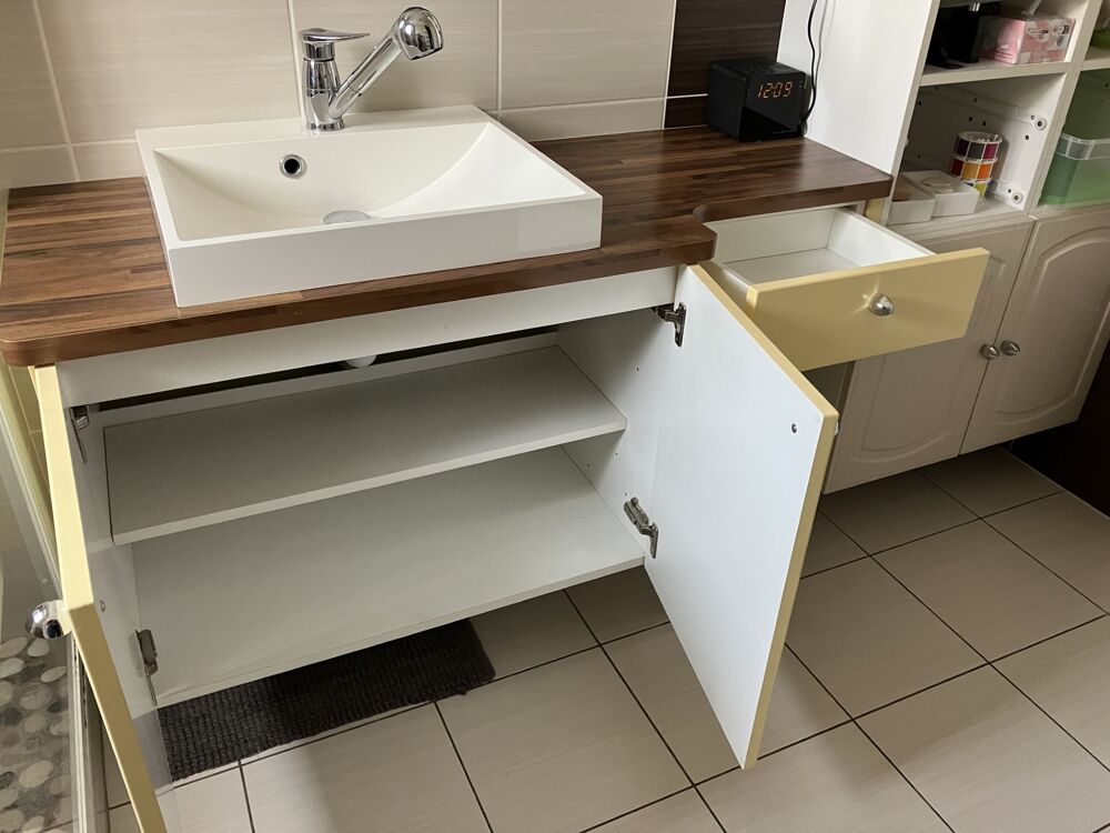 Meubles de salle de bain (3 &eacute;l&eacute;ments) Meubles