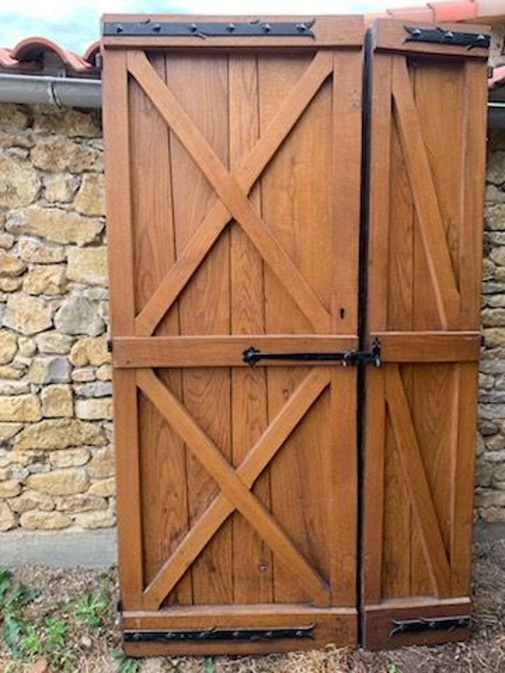 Porte en ch&ecirc;ne massif Bricolage