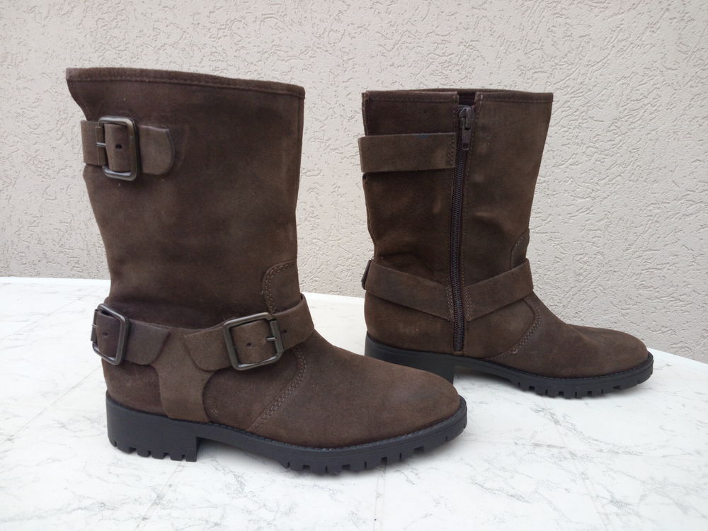 Bottines cuir marron Chaussures