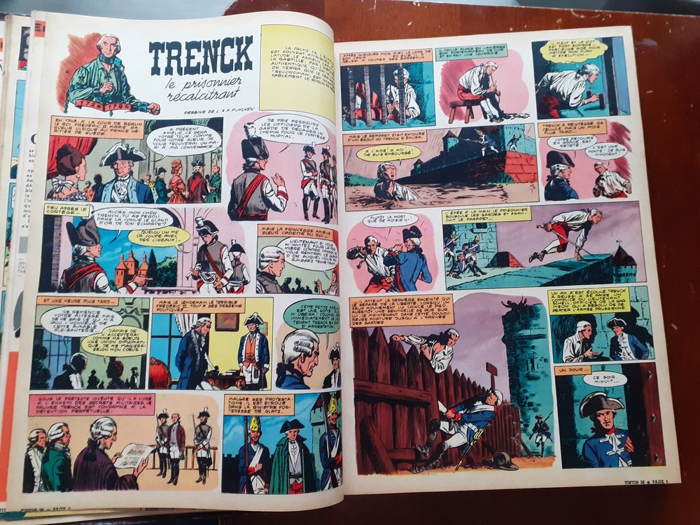 RELIURE JOURNAL TINTIN 2&egrave; TOME DE L'ANNEE 1958 Livres et BD