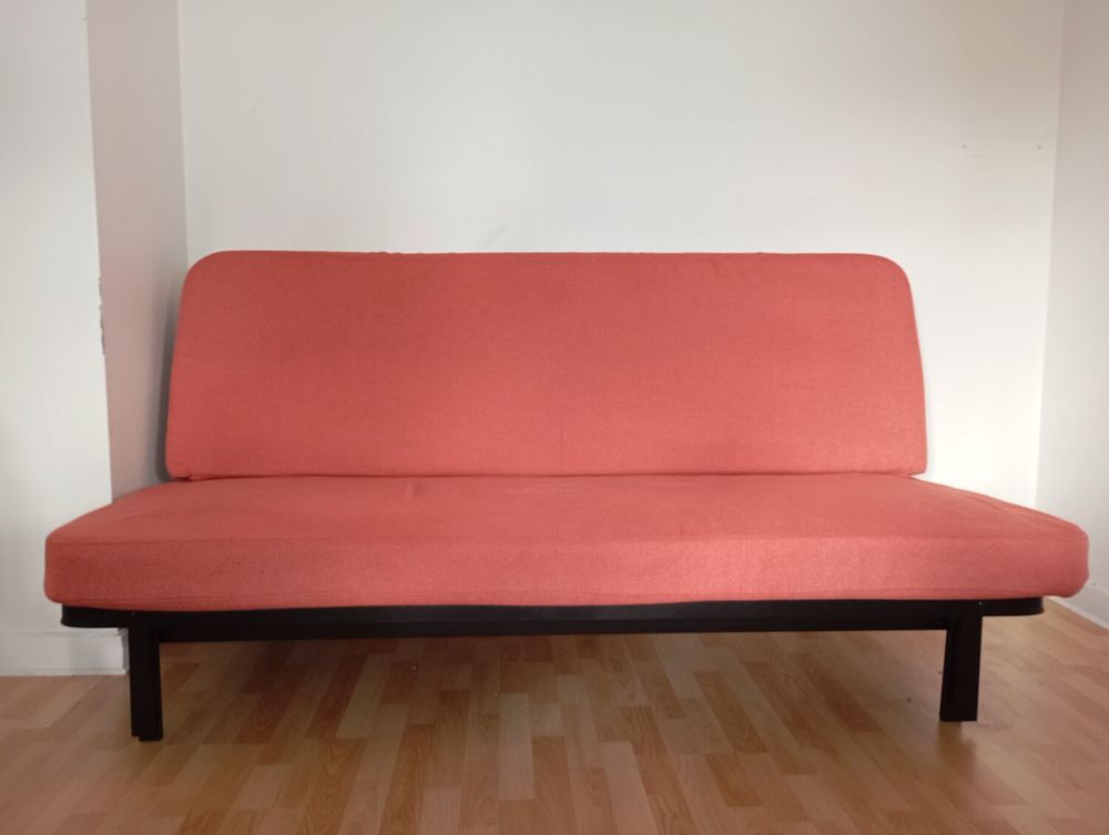 Lot canap&eacute;-lit + fauteuil+ pouf/tabouret Meubles