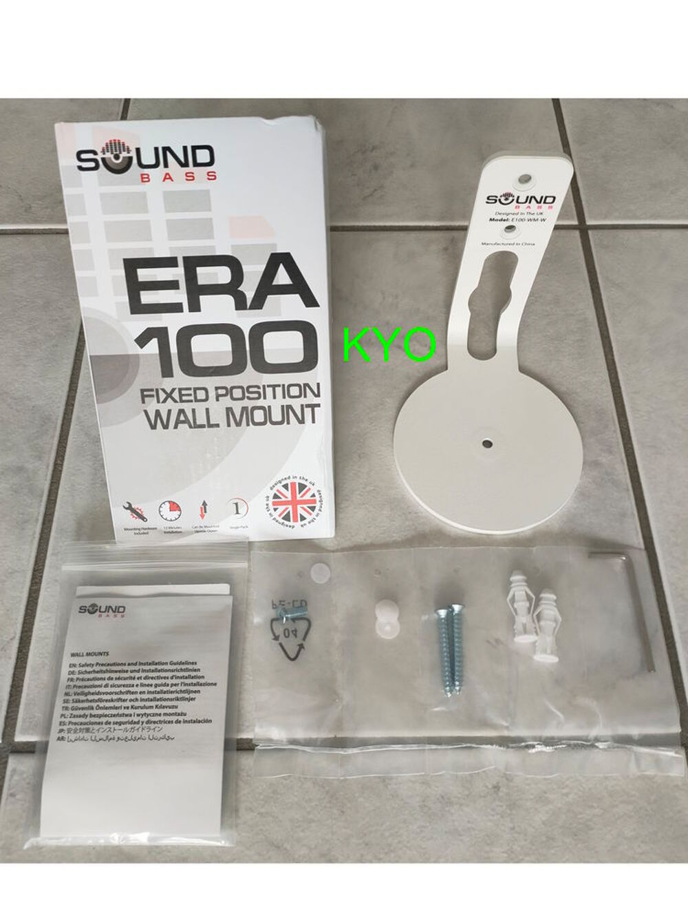 Support mural enceinte hifi SONOS Era 100 et Era 100 SL Audio et hifi