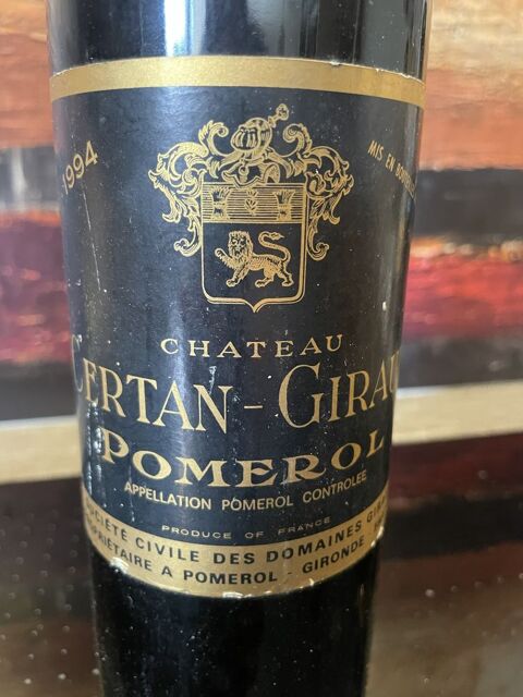 1 Bt POMEROL Château Certan-Giraud 1994 52 Vigneux-sur-Seine (91)