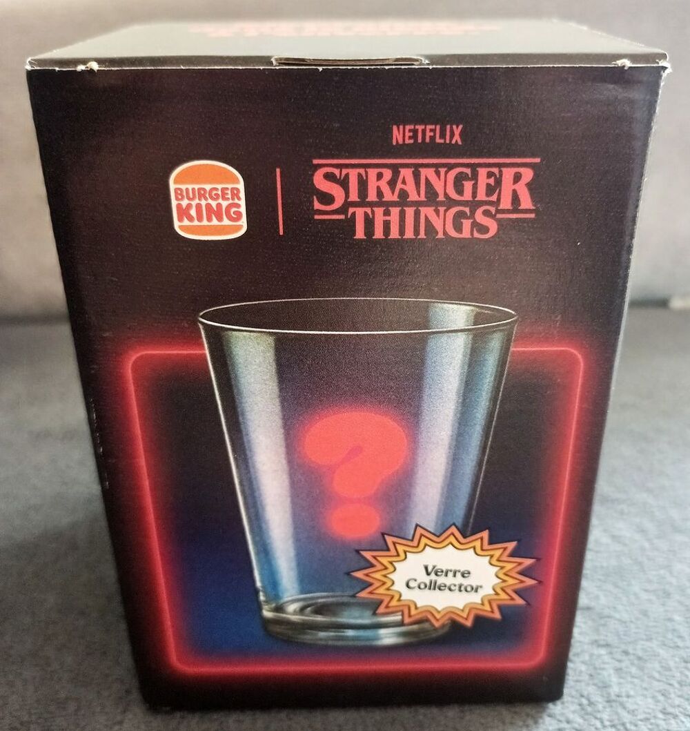 Verre Collector Stranger Things x Burger King - Hawkins Hero 
