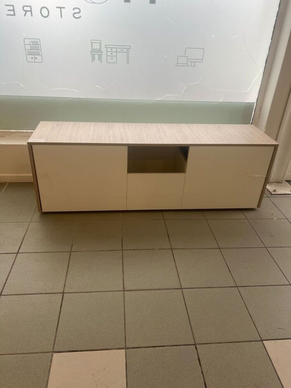 Meuble de rangement avec assise tissus confort Meubles