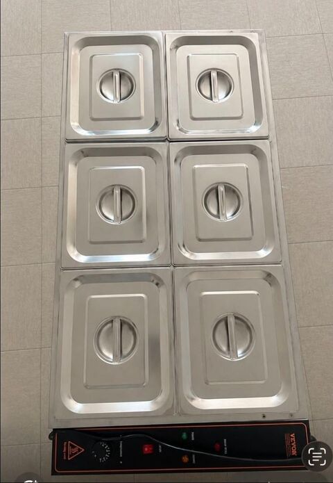 Chauffe-plat buffet VEVOR 6 bacs - Bain-marie &eacute;lectrique - Neuf 290 13800 Istres