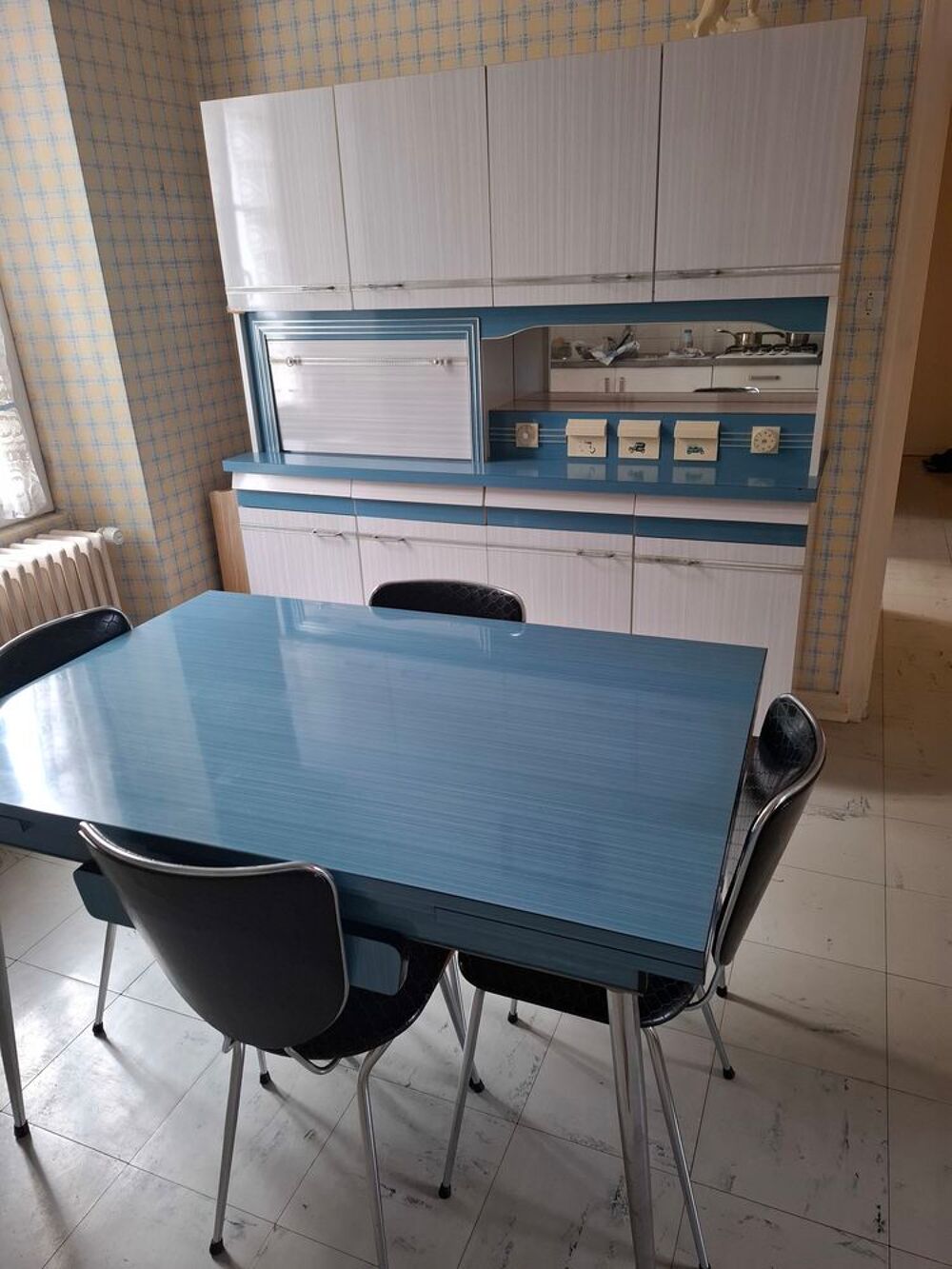 Ensemble meubles cuisine vintage 70 Meubles