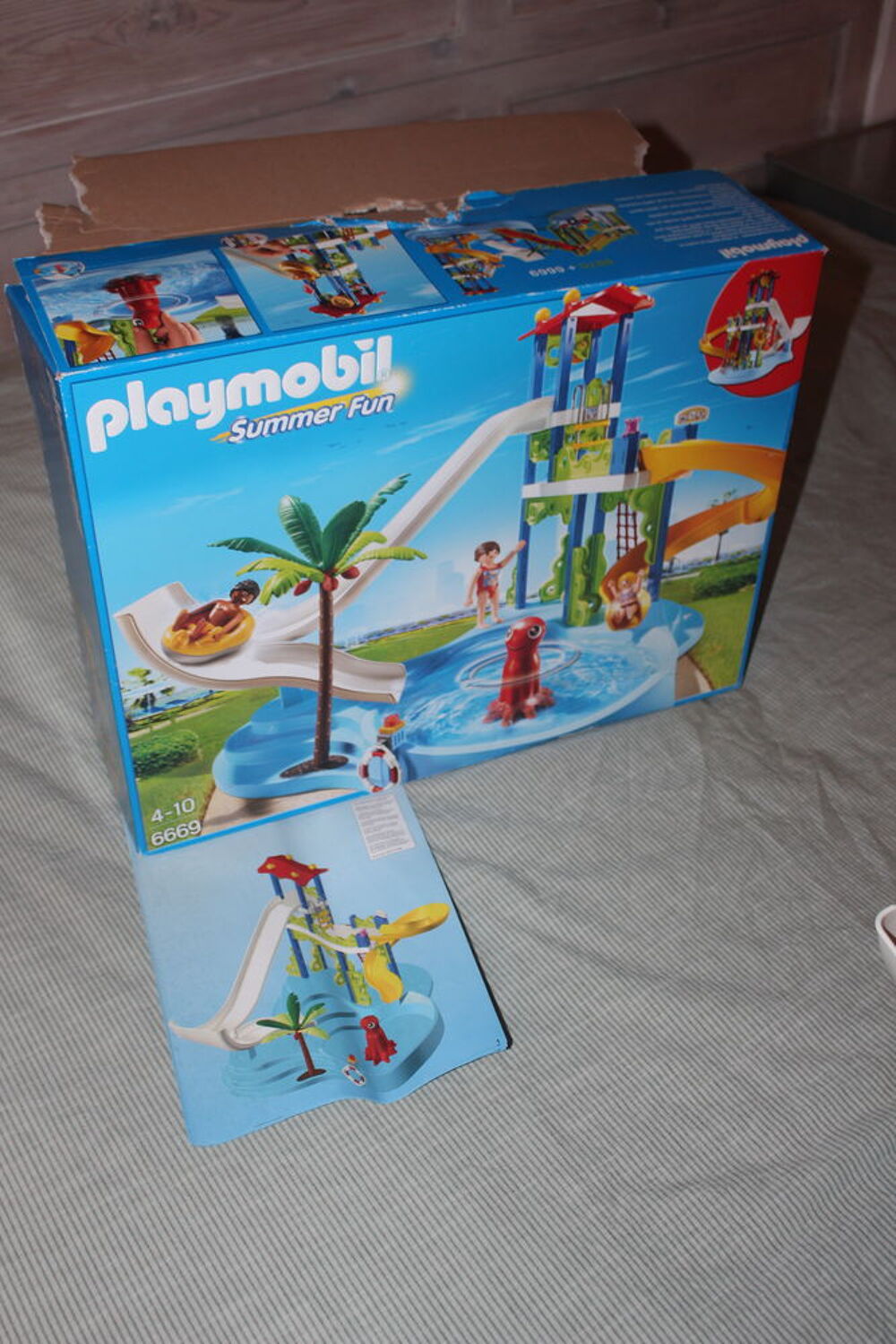 Playmobil - Parc aquatique avec toboggan g&eacute;ant &quot;Summer Fun&quot; Jeux / jouets