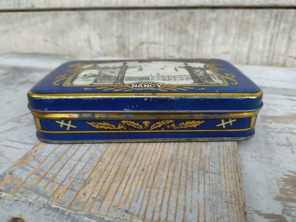 Ancienne Boite Bergamotes de Nancy Croix de Lorraine 