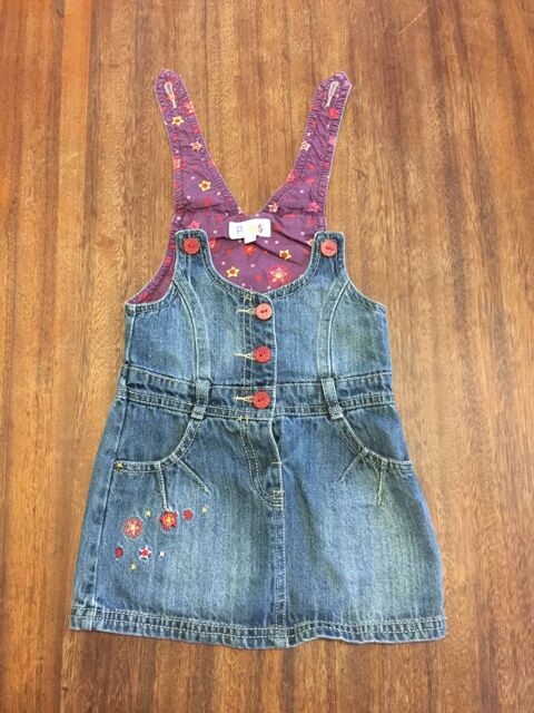 Salopette en jean enfant fille   La compagnie des 6 Saleilles (66)