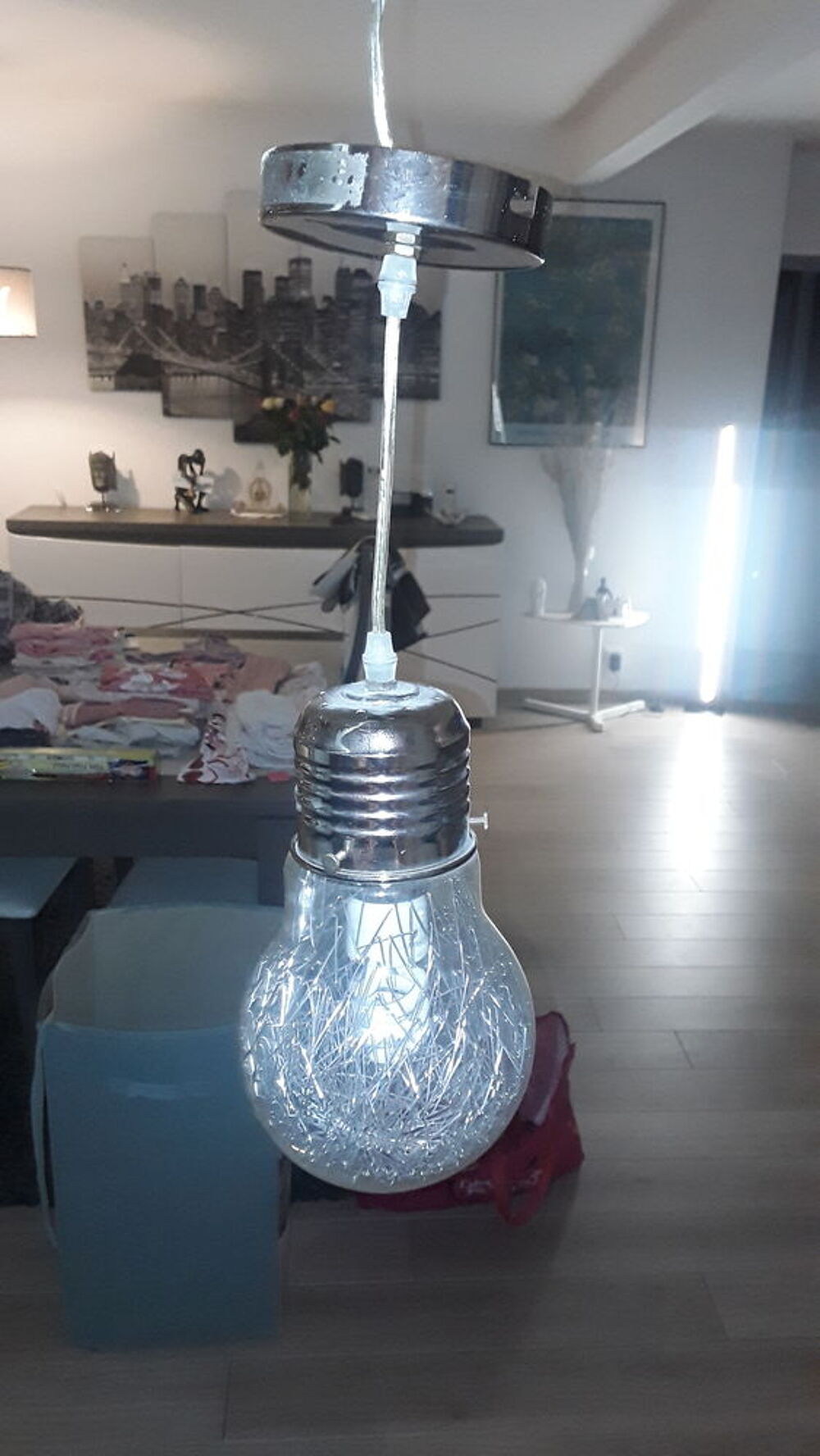 Luminaire lampe ampoule &agrave; suspendre Décoration