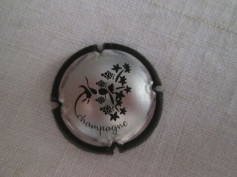 Capsule de champagne grise et noire - 6 Chauriat (63)