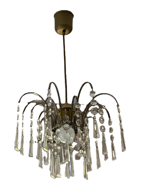 LUSTRE A PAMPILLES TRANSPARENTES Challuy (58)