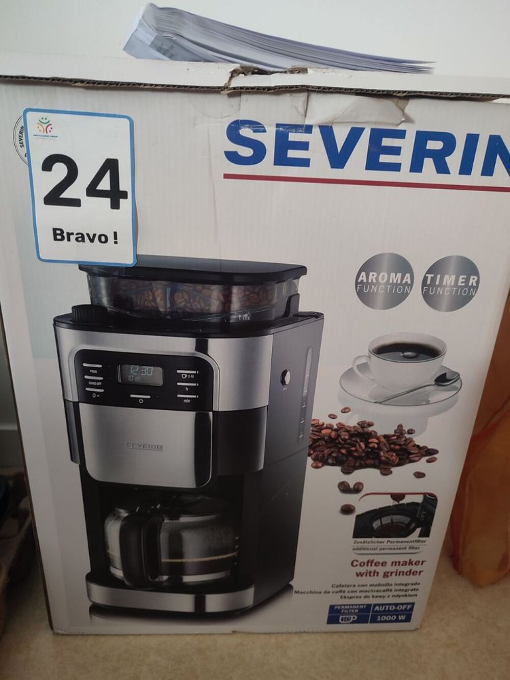 Cafeti&egrave;res a grains severin Electroménager