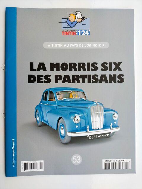 VOITURE DE TINTIN LA  N�53   LA MORRIS SIX DES PARTISANS 60 Dolus-d'Ol�ron (17)
