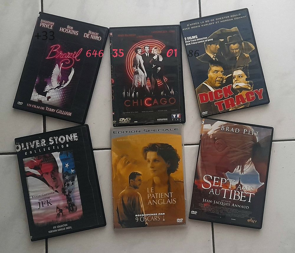 DVD-original &agrave; un euro &agrave; r&eacute;cup&eacute;rer. DVD et blu-ray