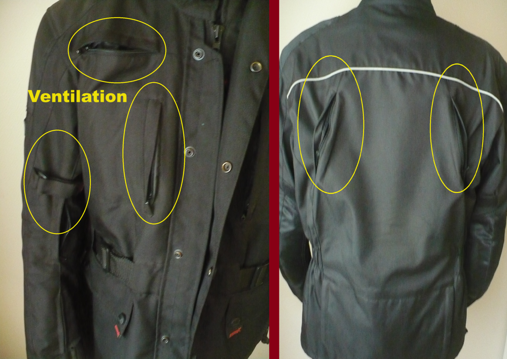 Blouson Coqu&eacute; Vestes Moto Scooter Marque MotorX Imperm&eacute;able Vêtements
