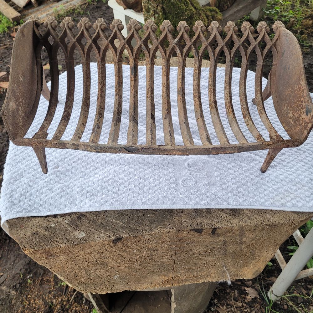 Paires de chenets -- Bois chauffage Bricolage