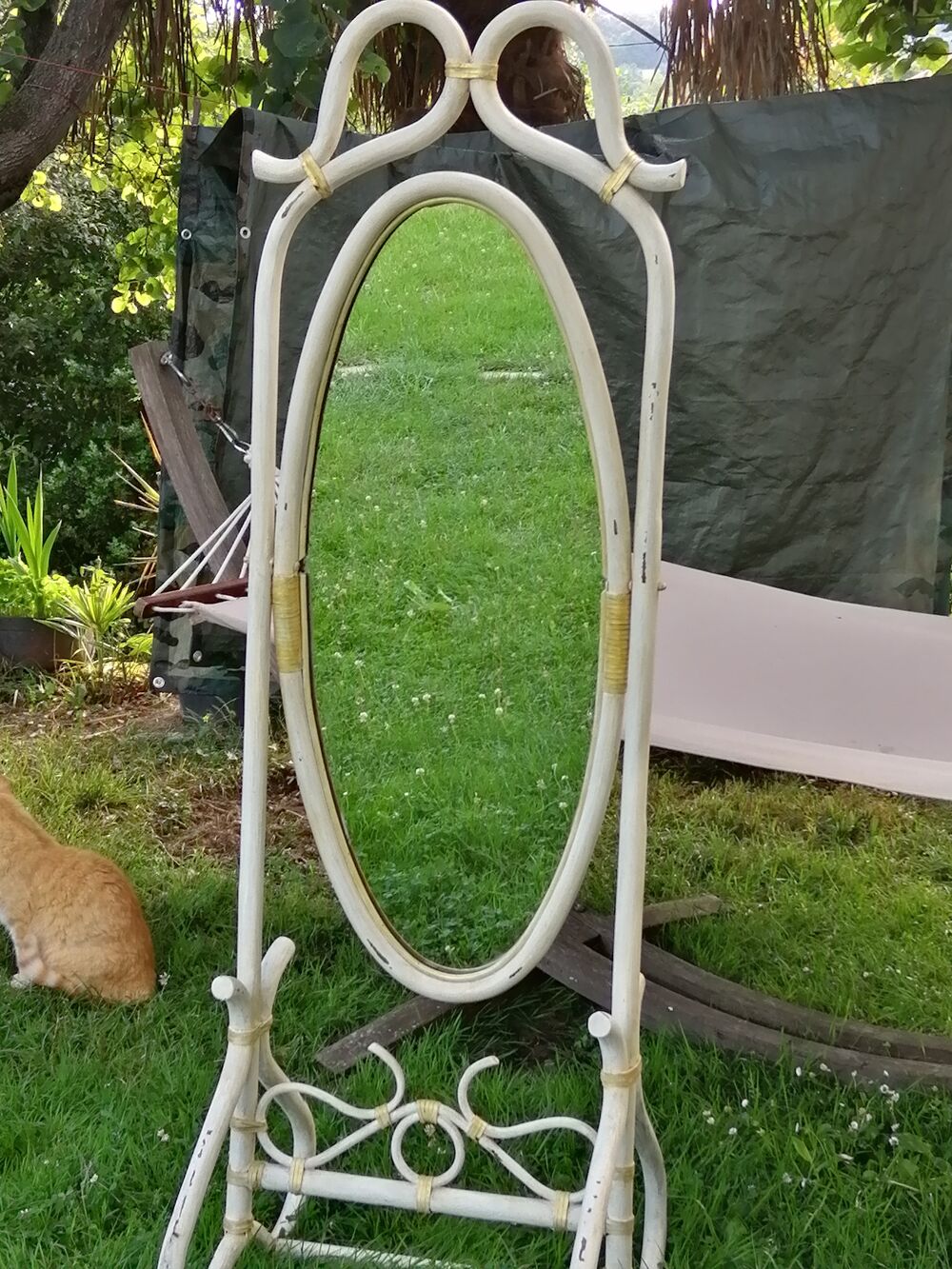 MIROIR PSYCHE BAMBOU Décoration