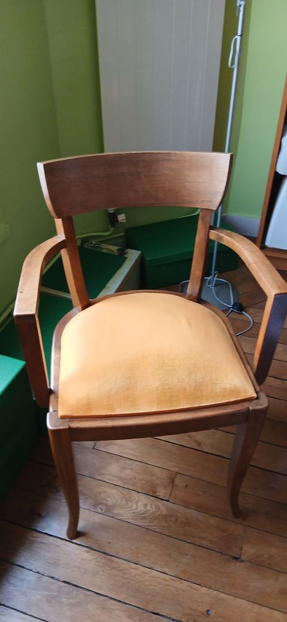 Ensemble vintage lit + table + commode Meubles
