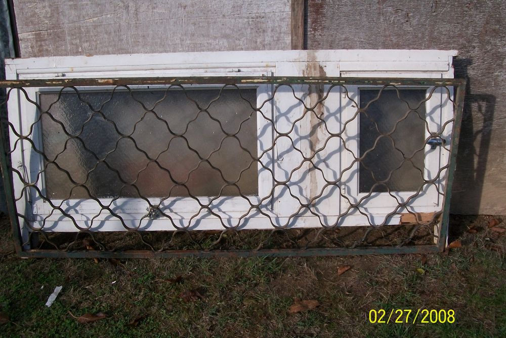 grille de potection en fer forg&egrave; Bricolage