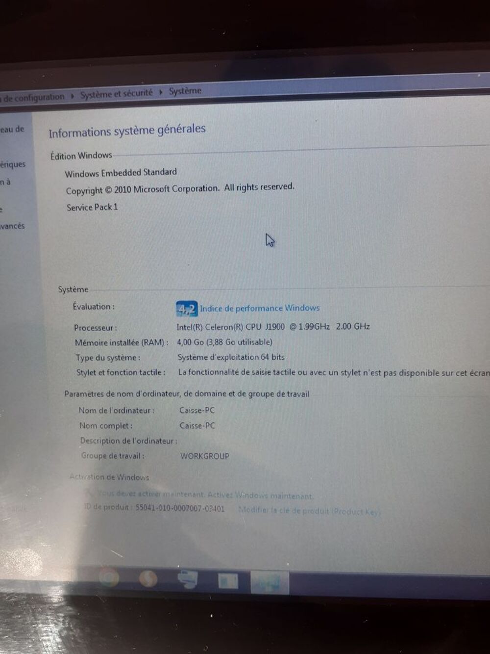 TPV OXHOO POS Device (Noir et Blanc) ? Terminal de Paiement Matériel informatique