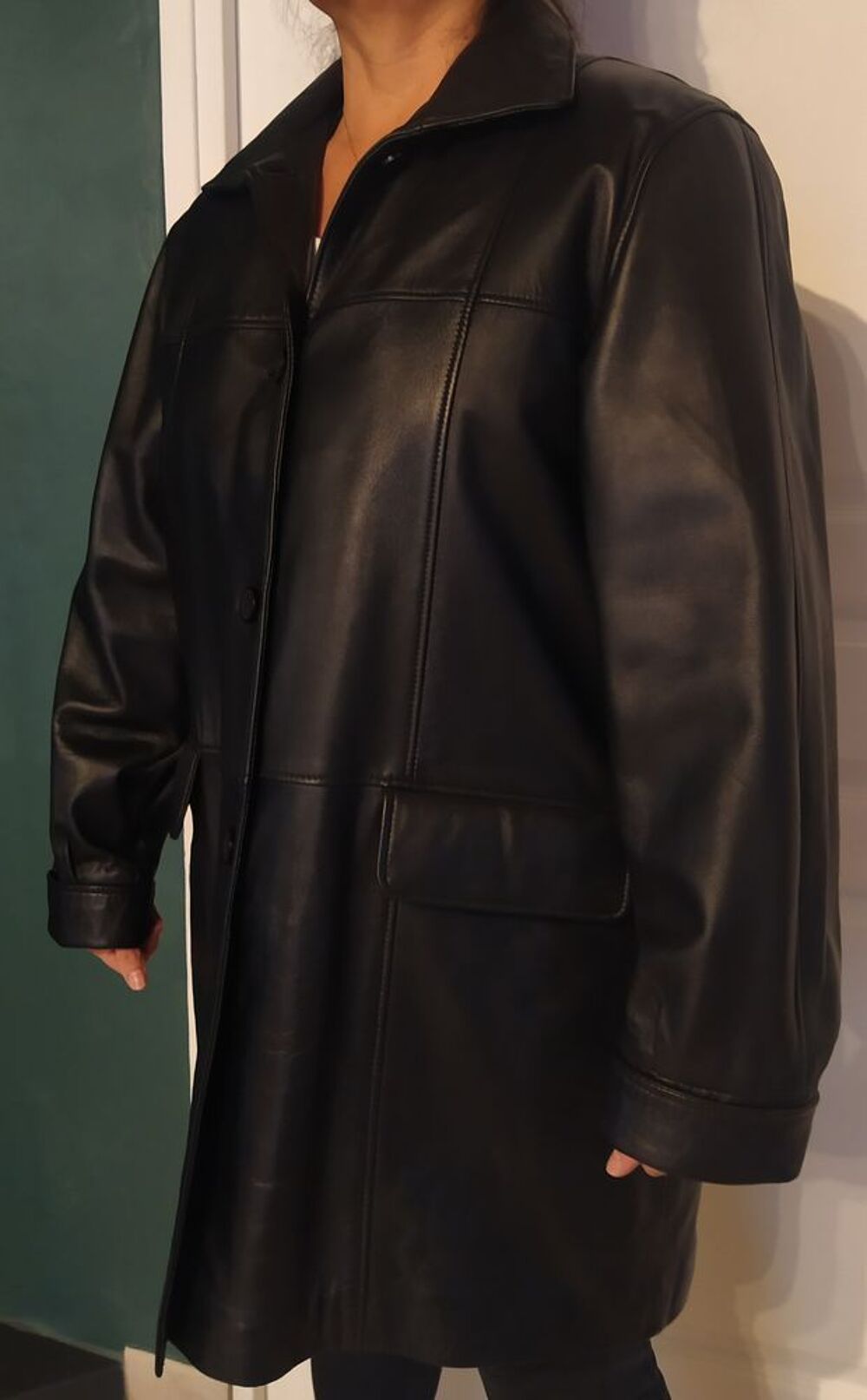 Veste cuir Vêtements