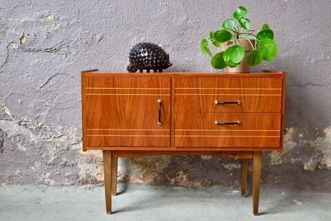 Petite enfilade de style vintage scandinave sideboard meuble 290 Wintzenheim (68)