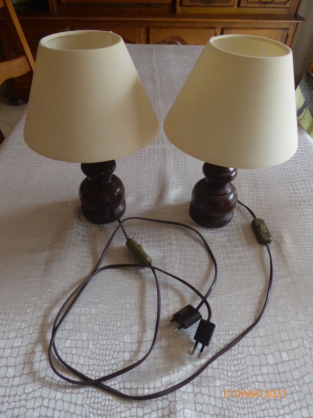 2 Lampes de chevet Décoration
