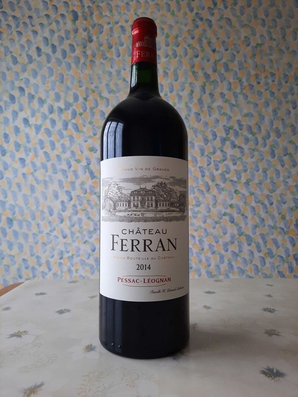 Bouteille de vin Magnum chateau FERRAN 2014 Cuisine
