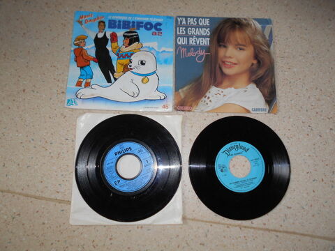 Disques vinyls 45 tours chansons pour enfants 1 Échenoz-la-Méline (70)