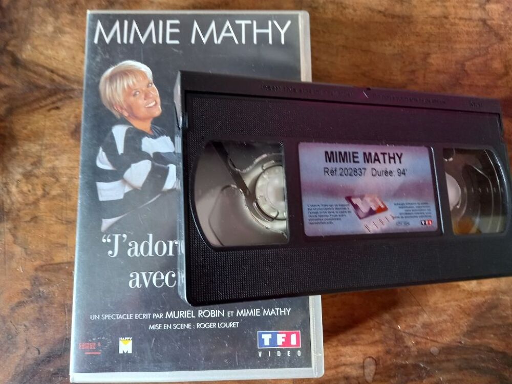 Vhs Mimie Mathy - J'adore papoter avec vous&nbsp; DVD et blu-ray