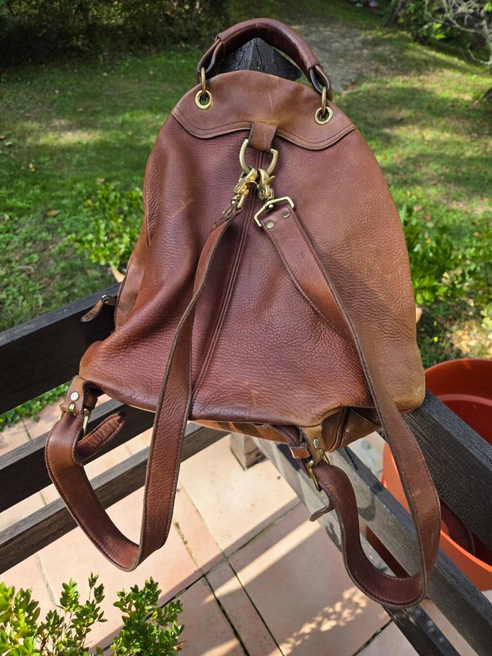 sac &agrave; dos cuir de marque, ventage Maroquinerie