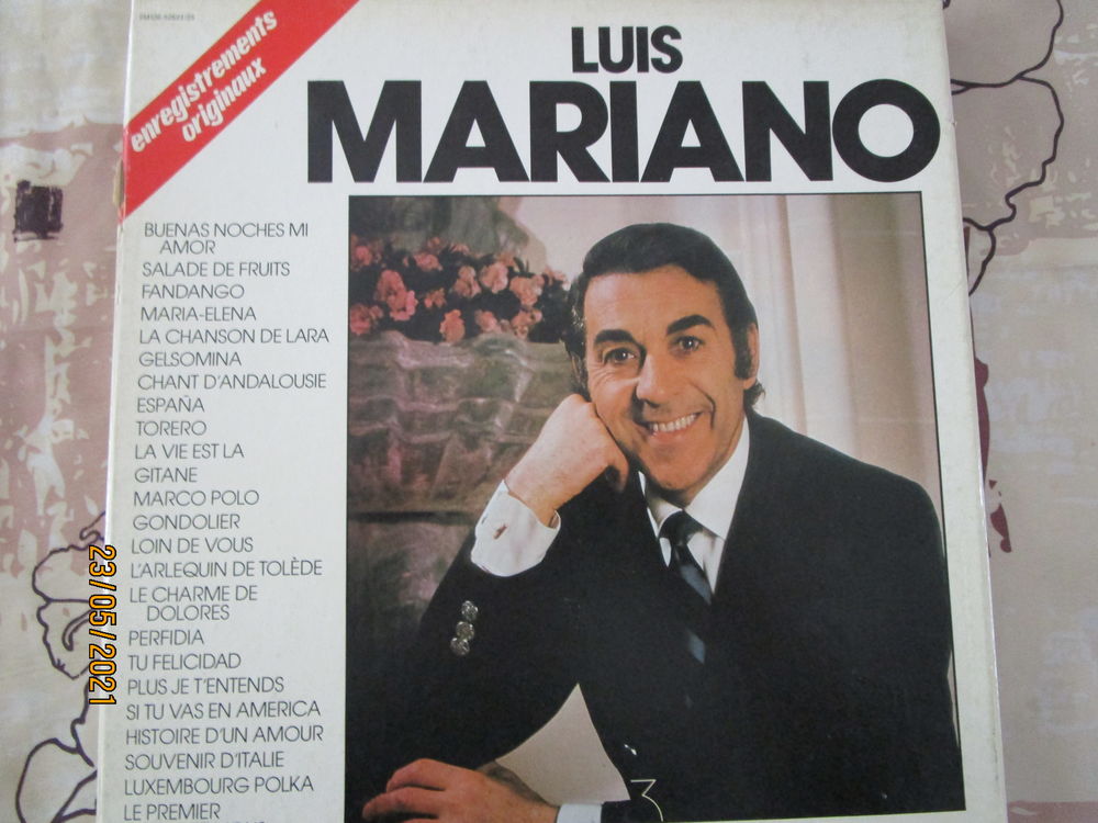 COFFRET album de TROIS vinyles de LUIS MARIANO CD et vinyles
