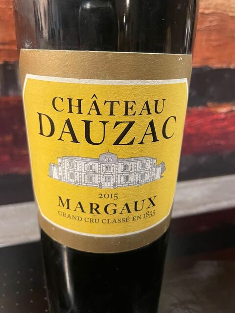 1 Bt CHATEAU DAUZAC 2015 5�Grand Cru Class� MARGAUX 55 Vigneux-sur-Seine (91)
