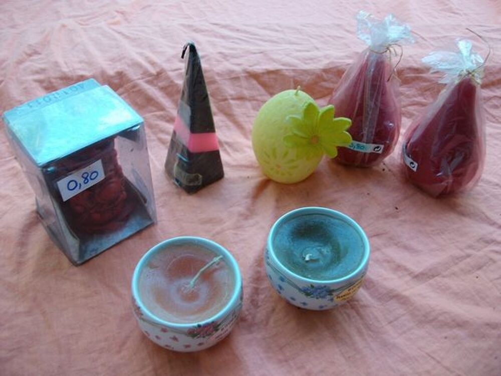 Diverses Bougies de 0,30 € &agrave; 3 € - neuves Décoration