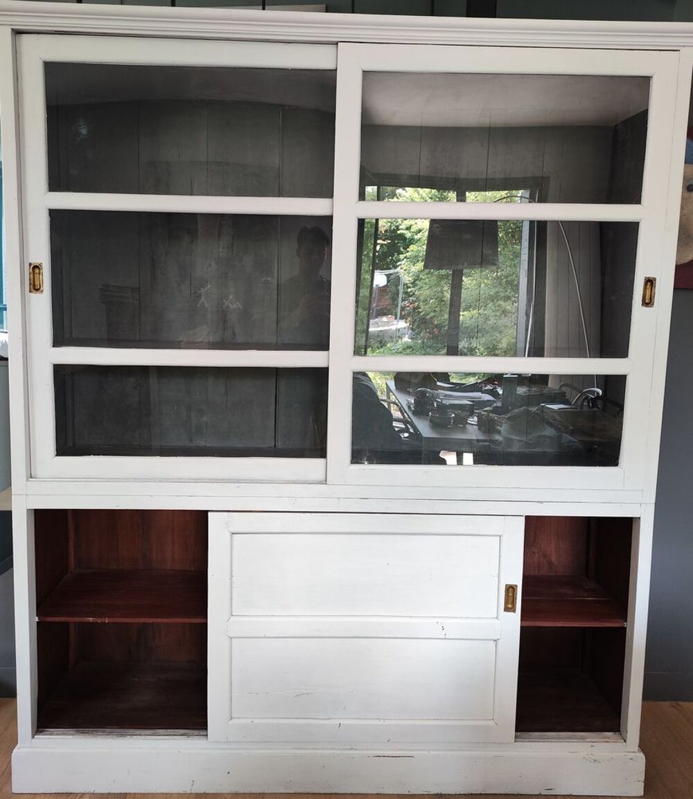 vaisselier bois exotique double portes coulissantes Meubles