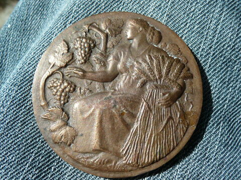 M�daille R�publique Fran�aise Minist�re de l'agriculture 30 Bordeaux (33)